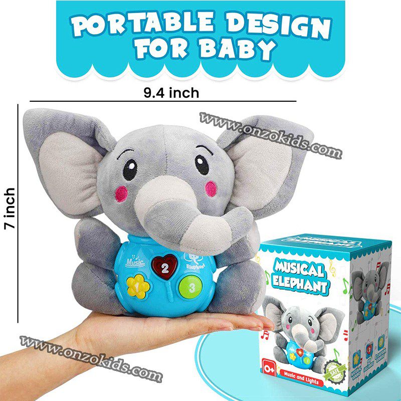 Super Éléphant Musical en peluche – Image 7