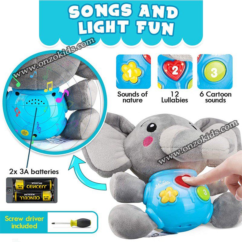 Super Éléphant Musical en peluche – Image 6