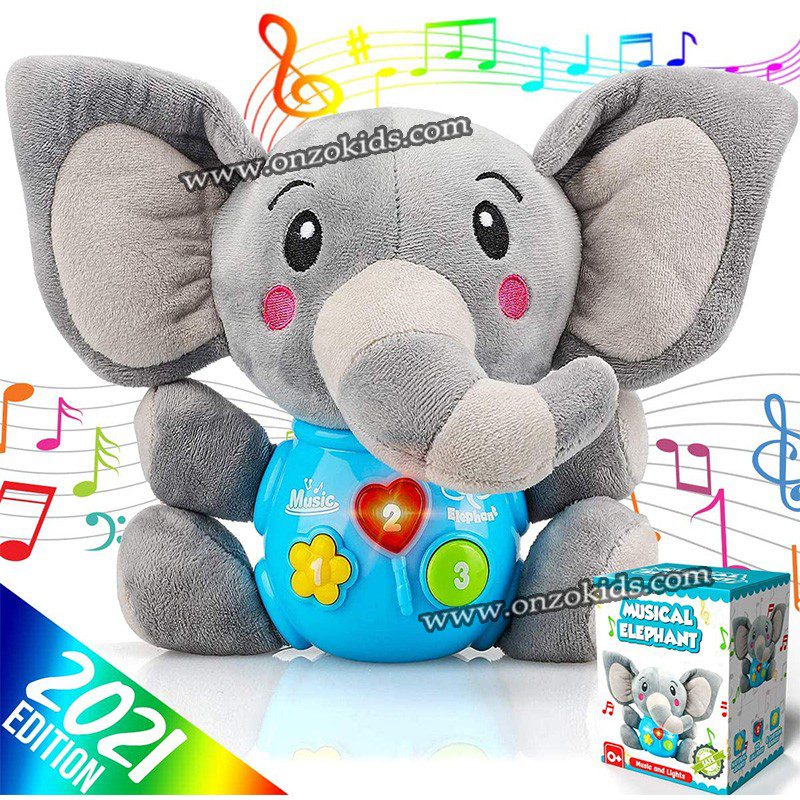 Super Éléphant Musical en peluche – Image 2