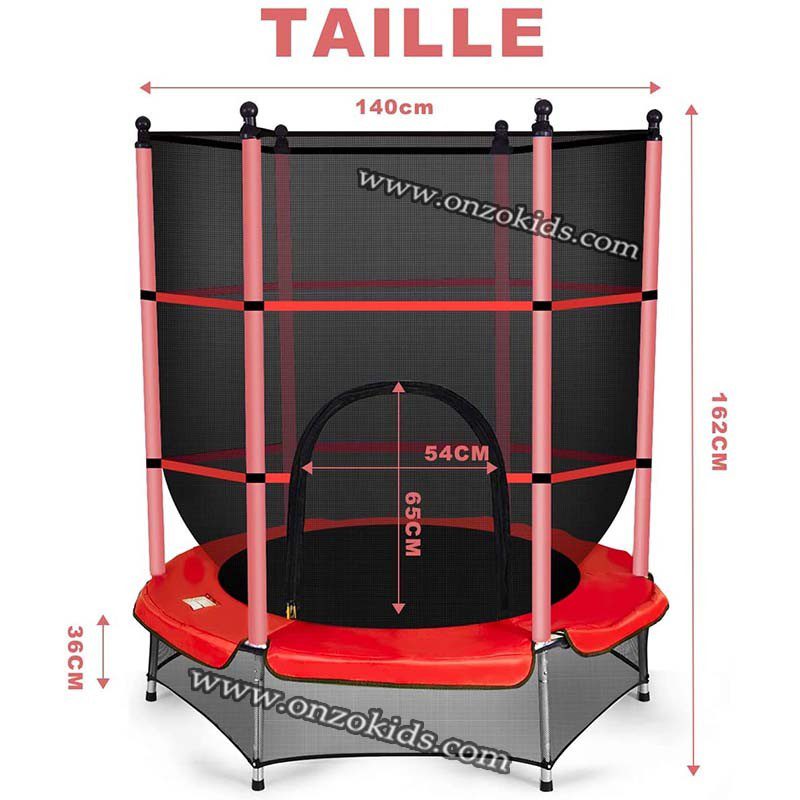 Trampoline pour enfants 1,40 m charge max. 50 KG – Image 12