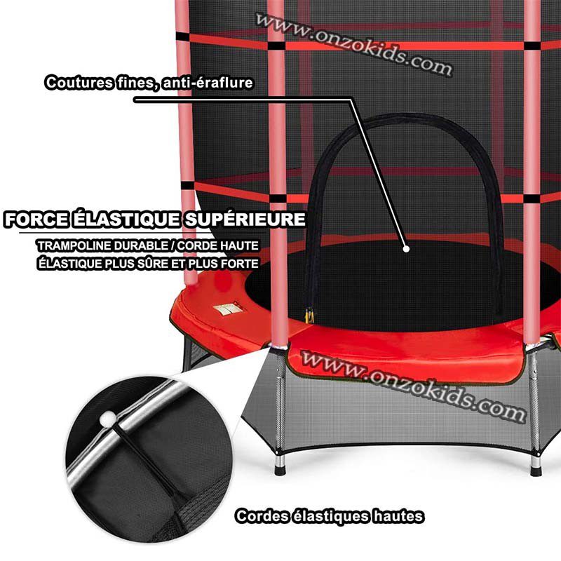 Trampoline pour enfants 1,40 m charge max. 50 KG – Image 9