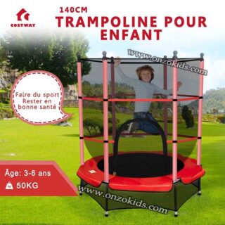 Trampoline pour enfants 1,40 m charge max. 50 KG