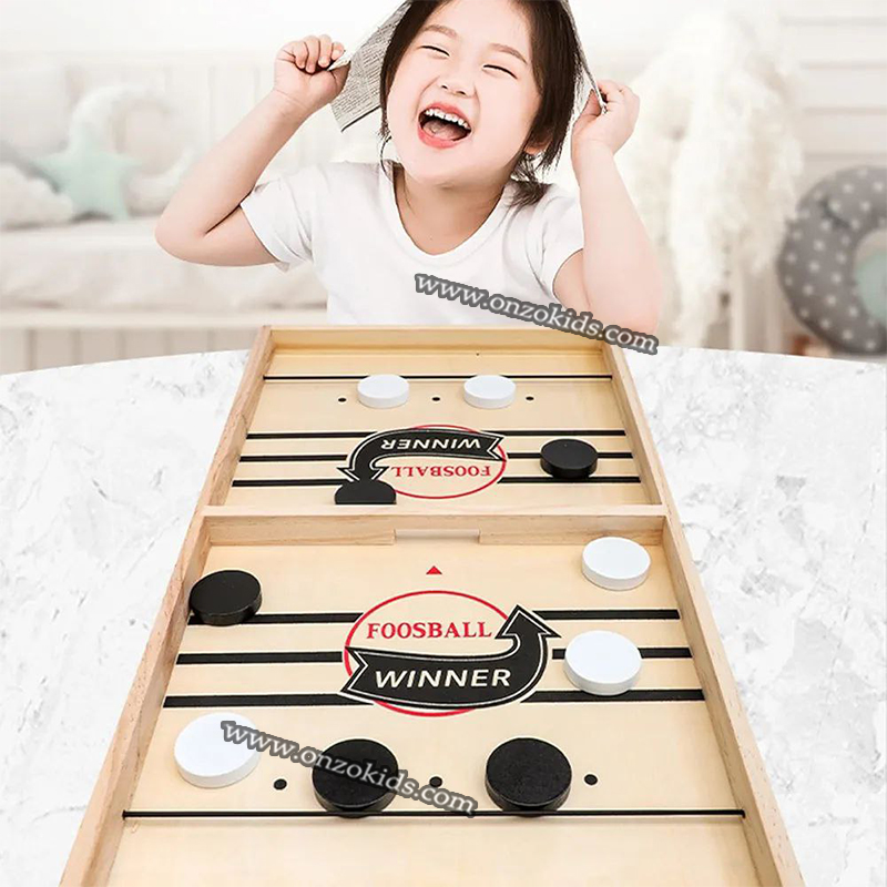 Table de Hockey Portable en Bois