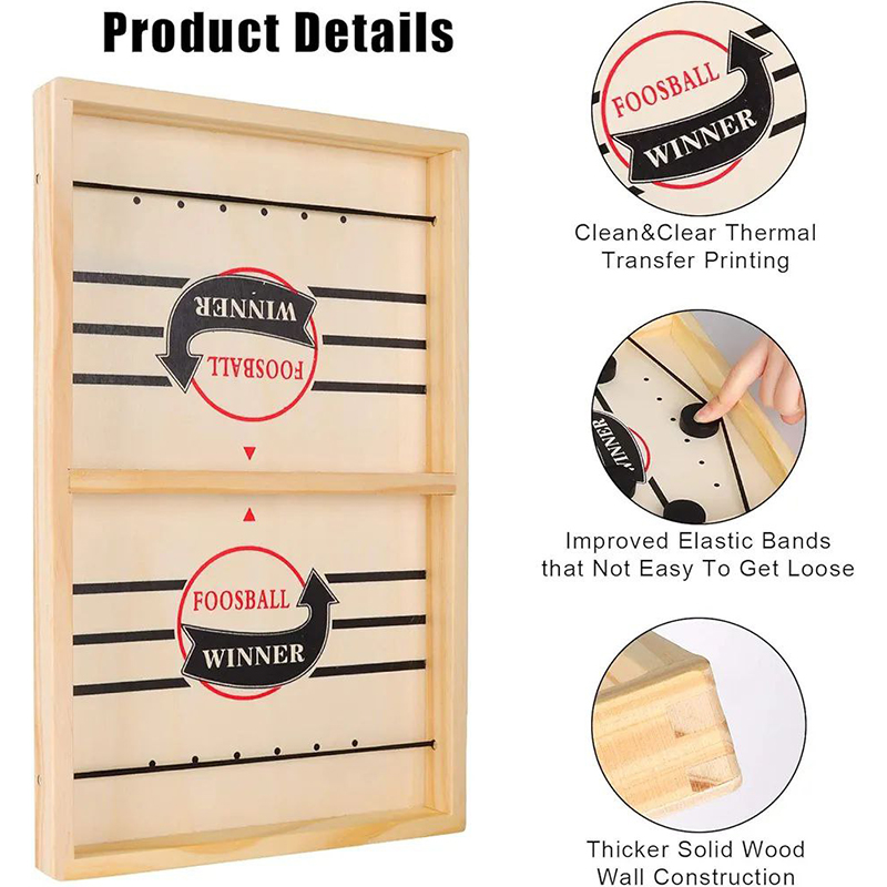 Table de Hockey Portable en Bois – Image 3