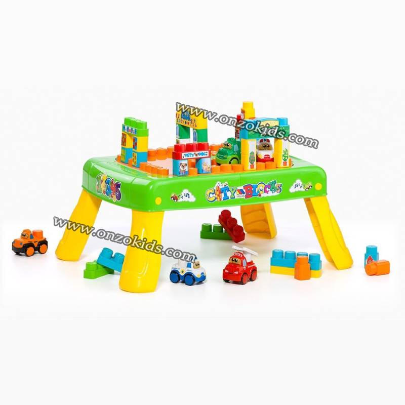 Table de blocs avec voiture électrique | Moltó – Image 3
