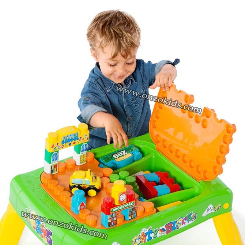 Table de blocs avec voiture électrique | Moltó – Image 2