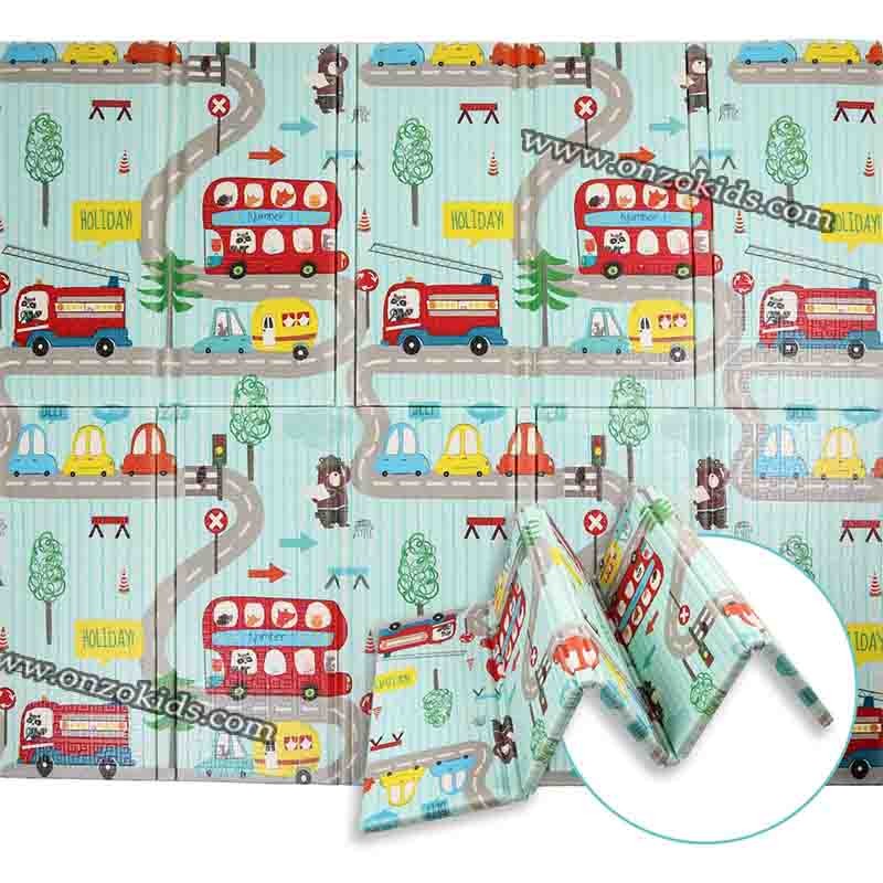 Tapis de jeu pour bébé pliant | Double face - Chelitte petite modèle – Image 9