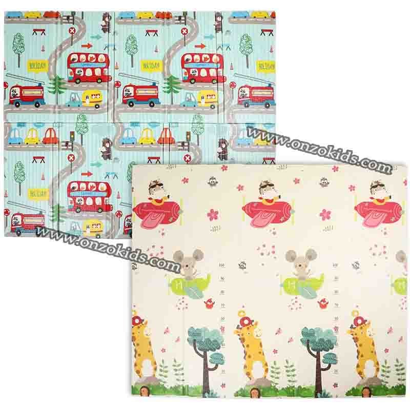 Tapis de jeu pour bébé pliant | Double face - Chelitte petite modèle – Image 4
