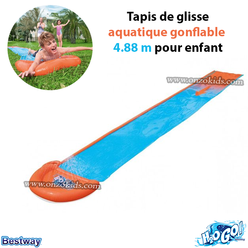 Tapis de glisse aquatique gonflable 4.88 m pour enfant - Bestway
