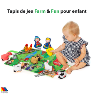 Tapis de jeu Farm & Fun pour enfant - Molto