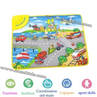 Tapis musical ville côtière