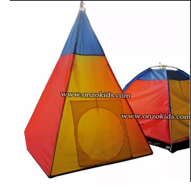 Tente de jeu de tipi en plein air avec tunnel pour enfants – Image 2