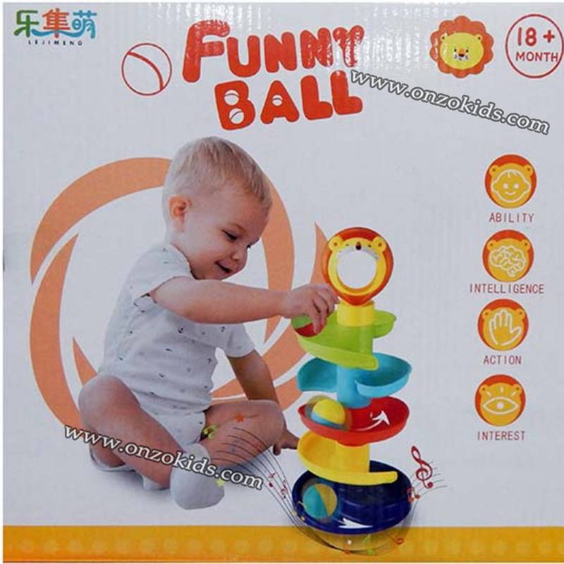 Toboggan et balles hunger pour bébé | Funnyball – Image 4