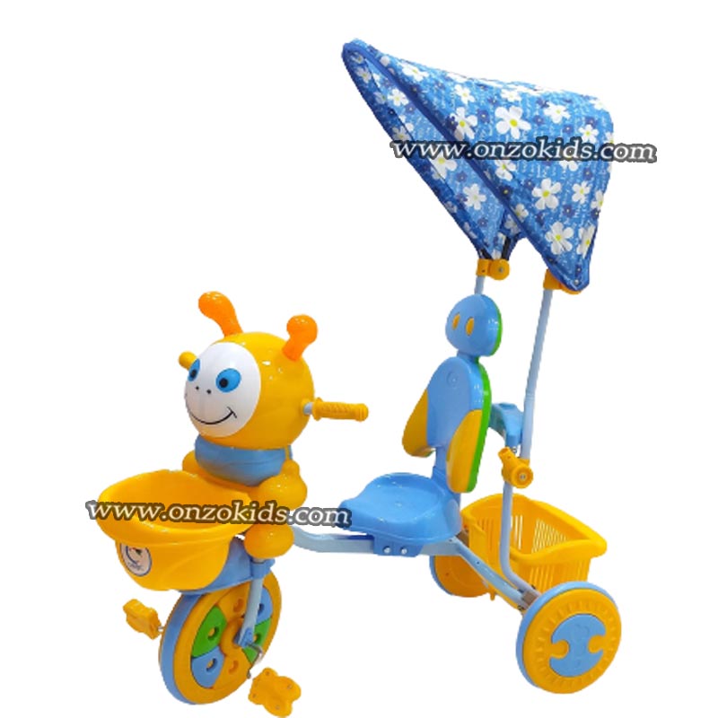 Vélo Tricycle scooter à pédales avec tige de guidage – Image 5