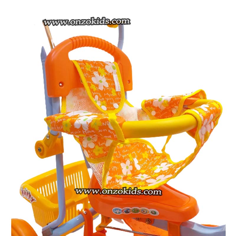 Vélo Tricycle scooter à pédales avec tige de guidage – Image 10