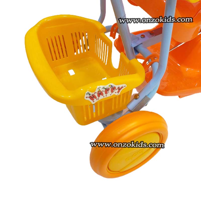 Vélo Tricycle scooter à pédales avec tige de guidage – Image 8