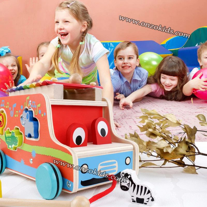 Remorque en bois Xylophone en Bois – Image 8