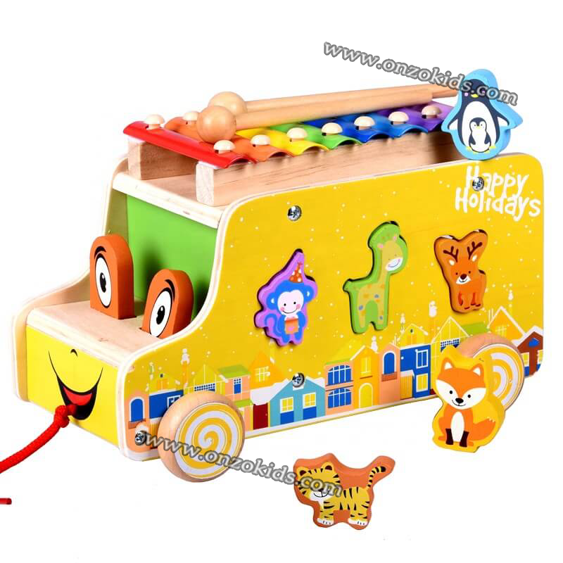 Remorque en bois Xylophone en Bois – Image 7