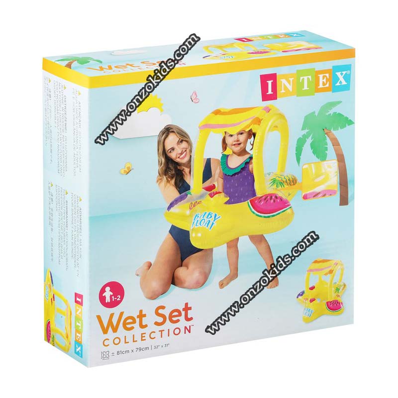 Bouée aquatique pour bébé 81cm x 79 cm - Intex – Image 3