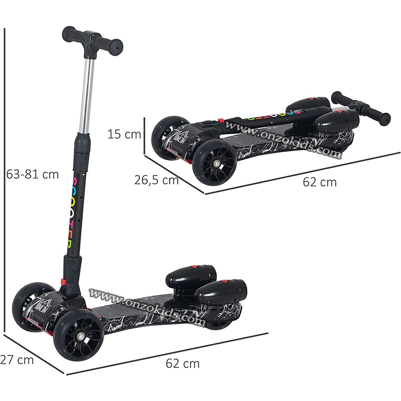 Trottinette Musicale avec Vapeur et Bluetooth pour enfants – Image 14