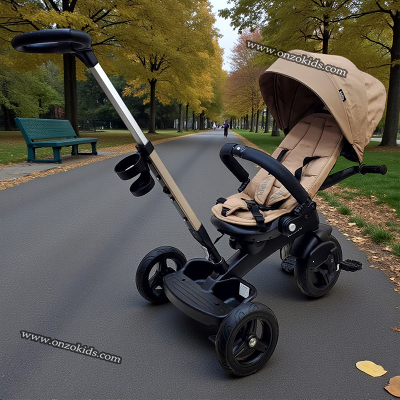 Poussette Tricycle évolutif 360 pour bébé - kidilo – Image 2