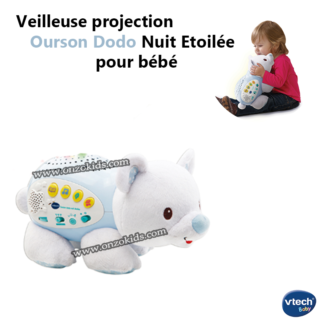 Veilleuse projection Ourson Dodo Nuit Etoilée pour bébé | Vtech