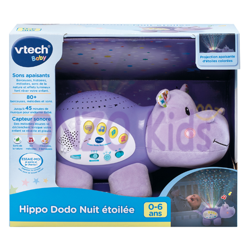 Veilleuse projection Hippo Dodo Nuit Etoilée pour bébé | Vtech – Image 4