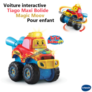 Voiture interactive Tiago Maxi Bolide Magic Moov pour enfant | Vtech