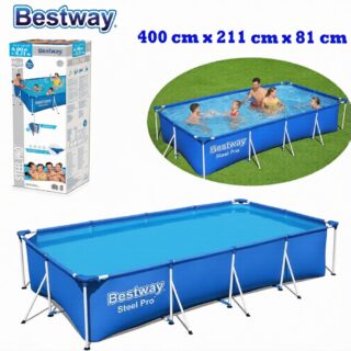 Piscine Tubulaire 400 x 211 x 81 cm -BESTWAY