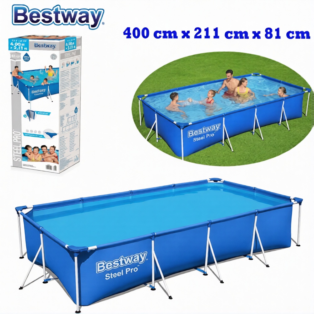 Piscine Tubulaire 400 x 211 x 81 cm -BESTWAY