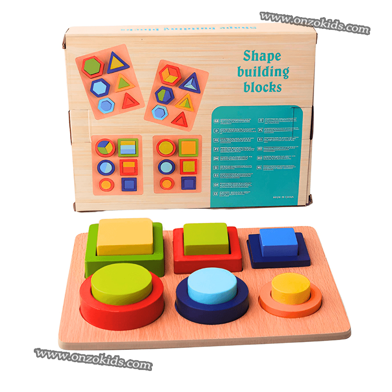 Blocs de construction de 6 formes pour les enfants – Image 5