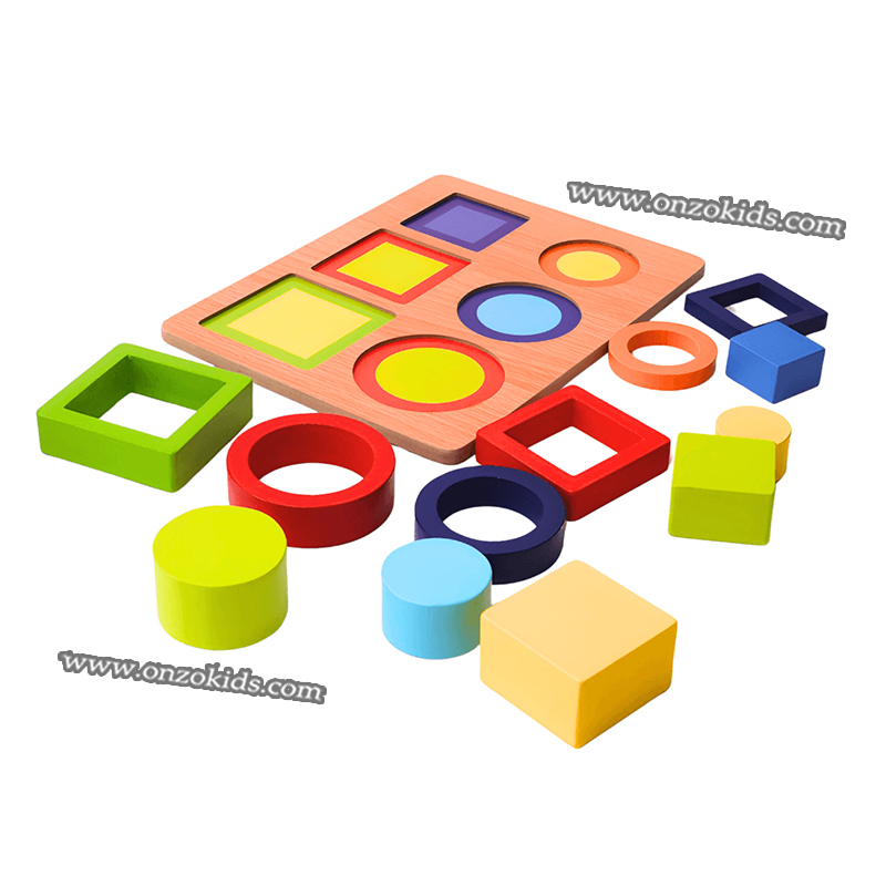 Blocs de construction de 6 formes pour les enfants – Image 3