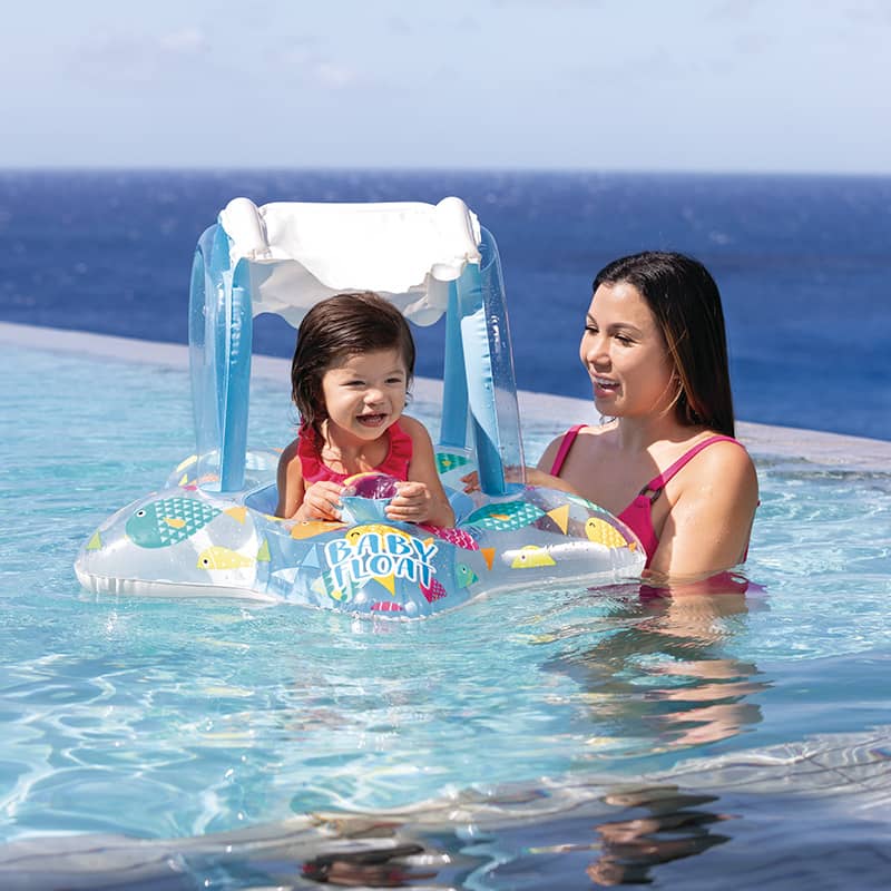 Bouée aquatique pour bébé 81cm x 79 cm - Intex – Image 2