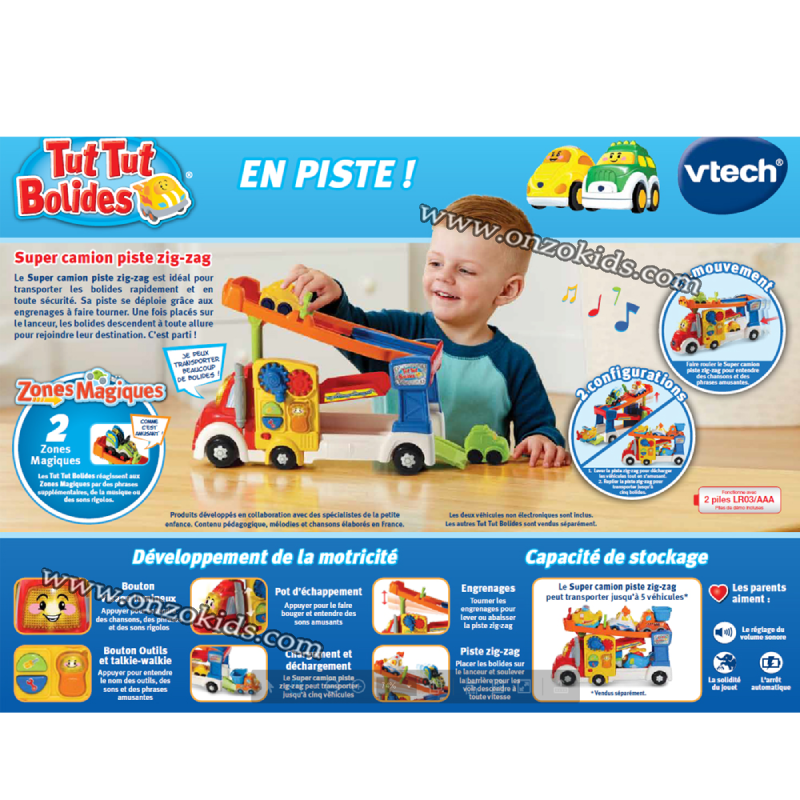 Tut Tut Bolides - Super camion piste zig-zag | vtech – Image 5