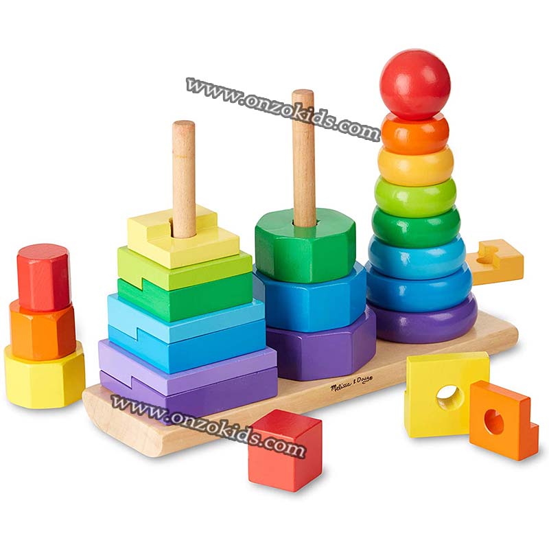 Jouet empilable géométrique pour tout-petit – Image 3