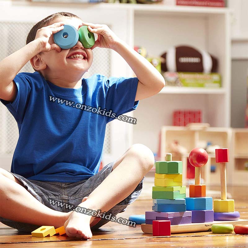 Jouet empilable géométrique pour tout-petit
