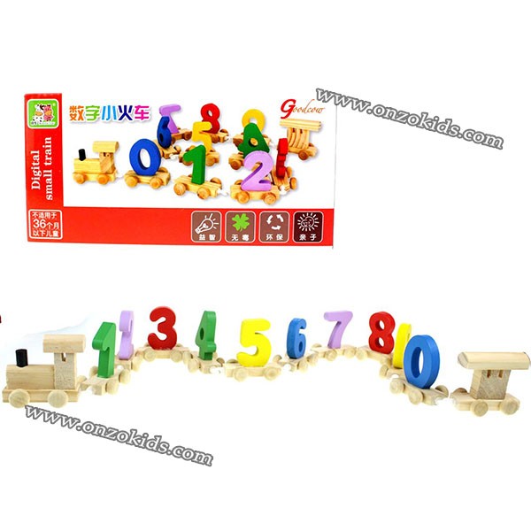 Train numérique en bois – Image 4