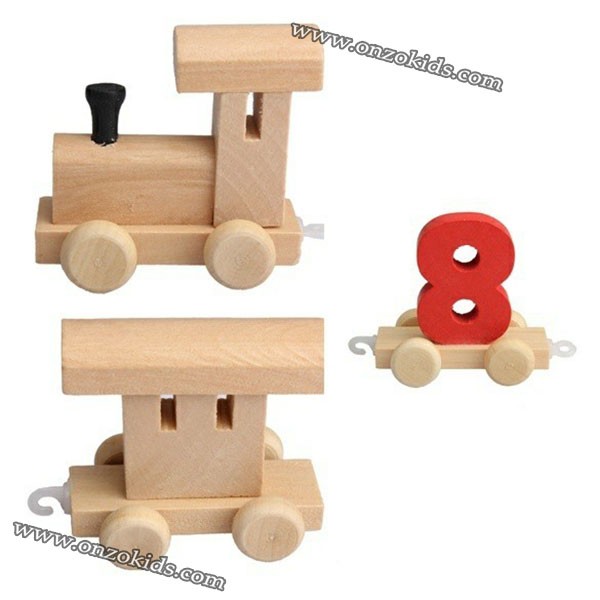 Train numérique en bois – Image 8