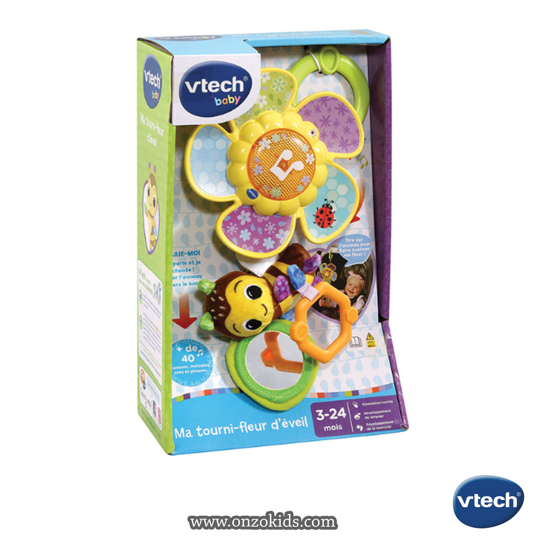 Ma tourni fleur d'éveil - hochet suspendu- Vtech – Image 2