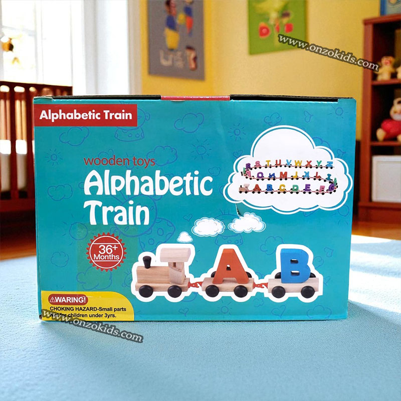 Train Alphabétique en bois – Image 3