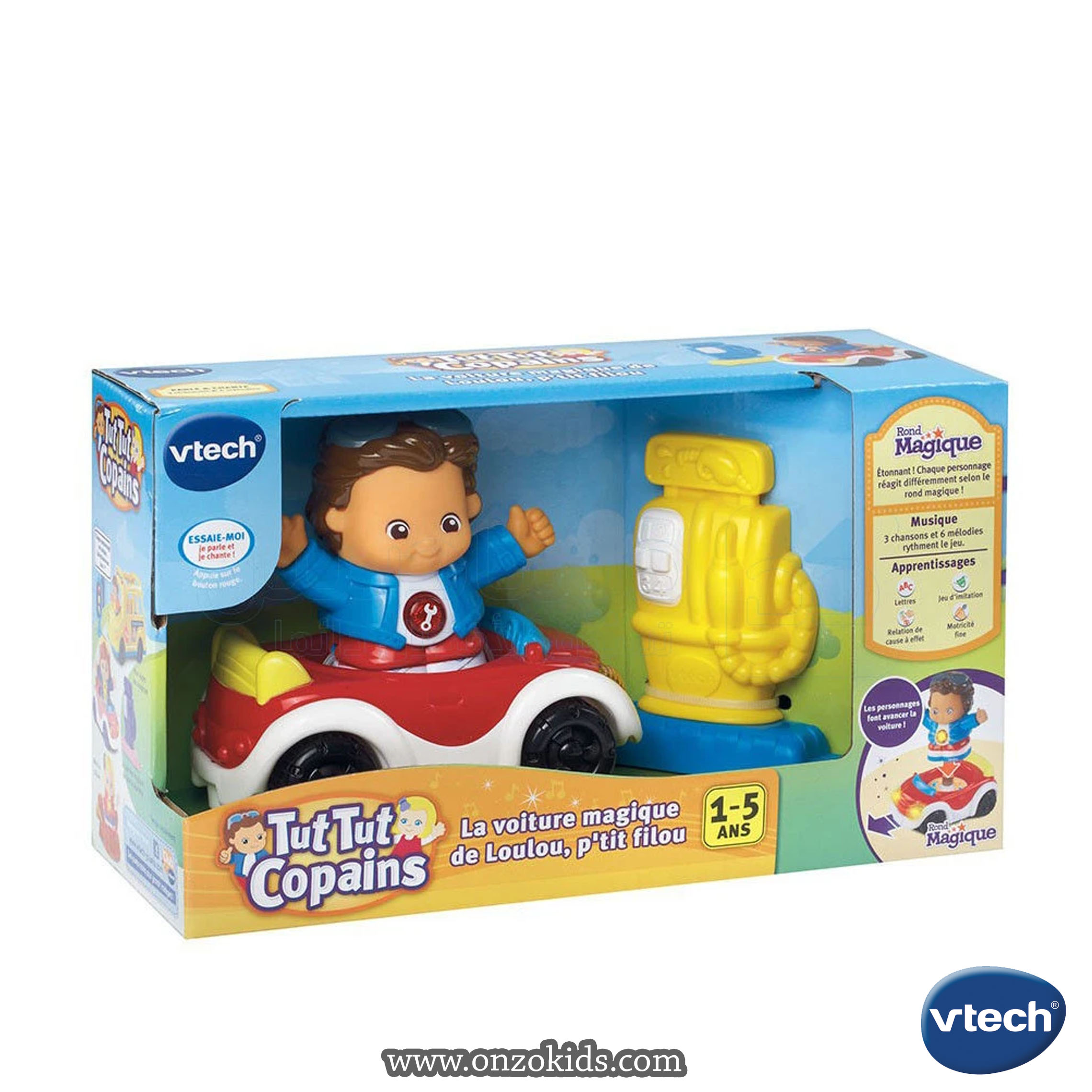 Jouet tut tut copains la voiture magique de loulou p'tit filou - Vtech – Image 3