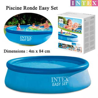 Piscine Ronde autoportée Easy Set 396 x 84 Cm - INTEX