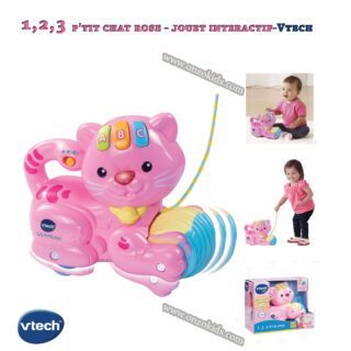 1, 2, 3 p'tit chat rose - jouet interactif -Vtech