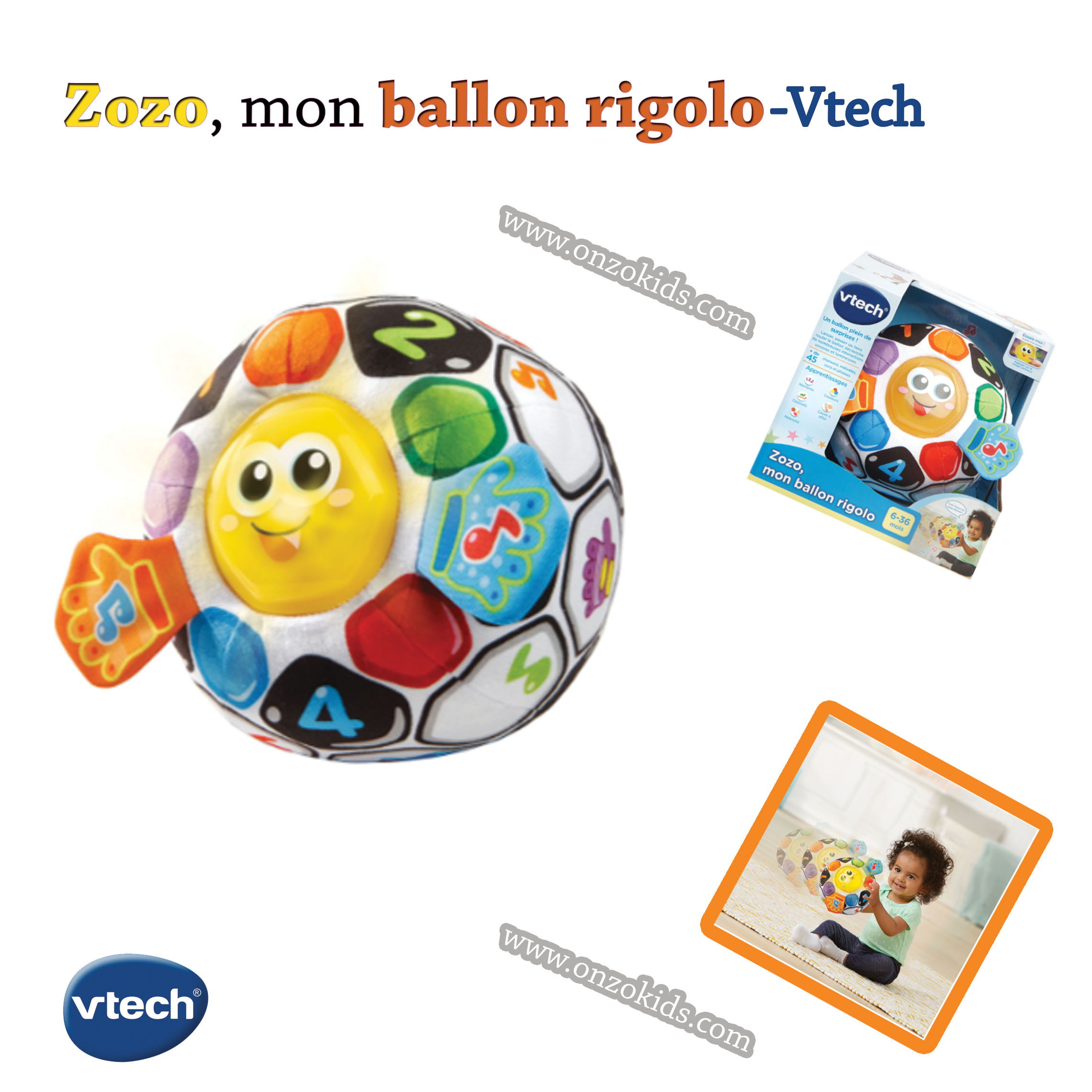 Zozo, mon ballon rigolo - jouet d'éveil - Vtech