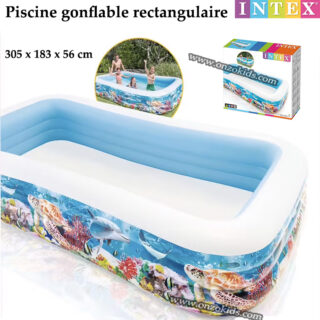 Piscine gonflable rectangulaire 305 x 183 x 56 cm - INTEX