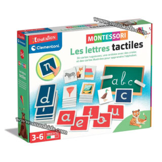 Les lettres tactiles Montessori Clementoni