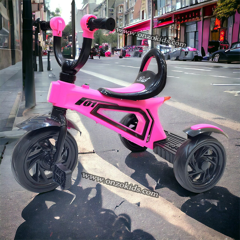 Tricycle à pédale pour enfants avec musique Led – Image 9