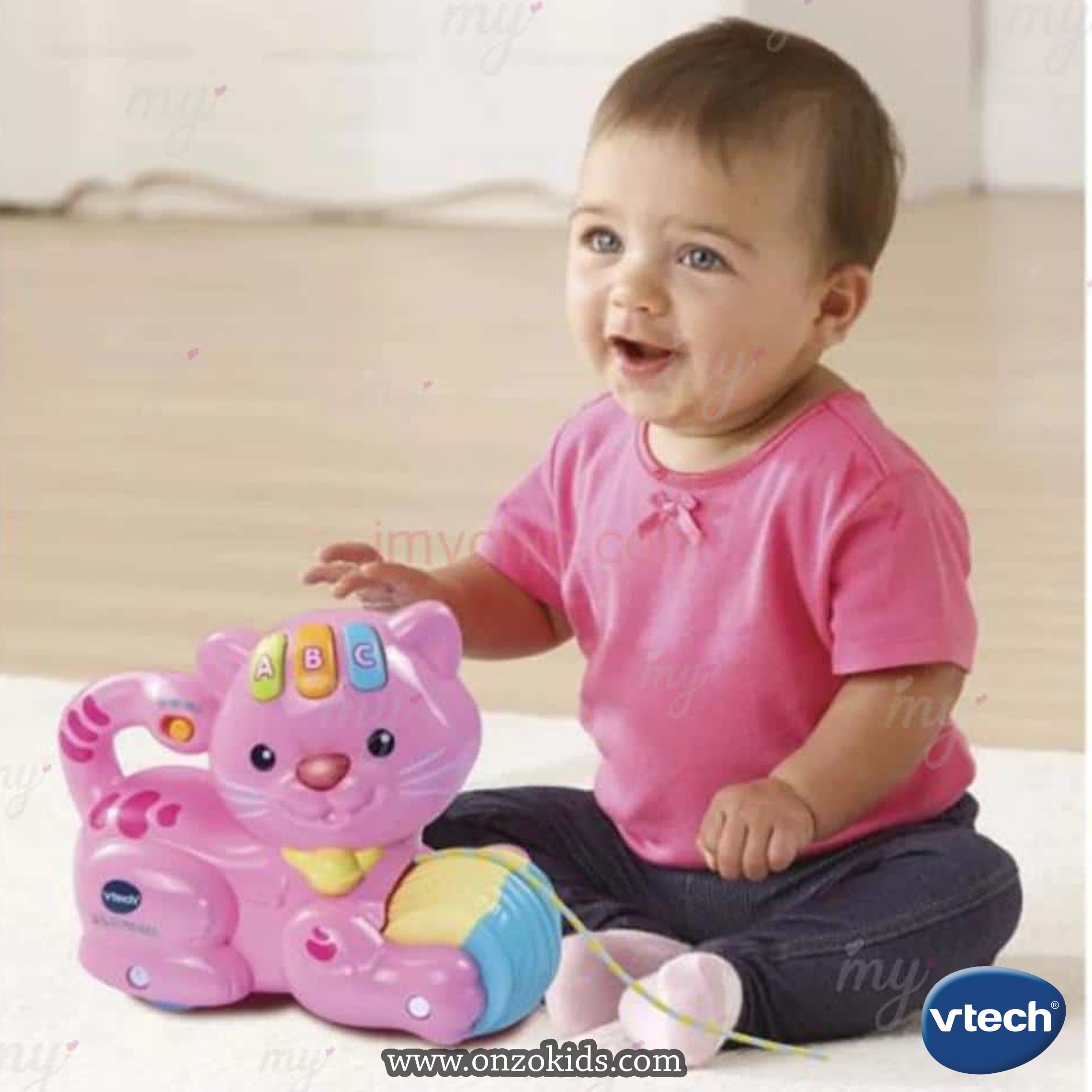 1, 2, 3 p'tit chat rose - jouet interactif -Vtech – Image 3