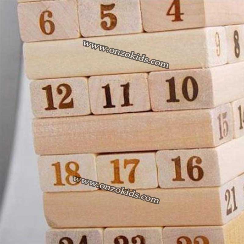 Jenga game | Jeu en bois à empiler - FOLDS HIGH – Image 2