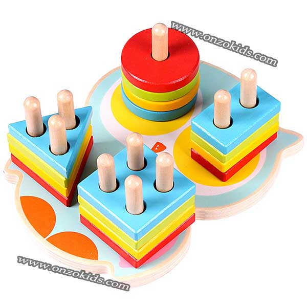 Empileur de Formes géométriques Montessori